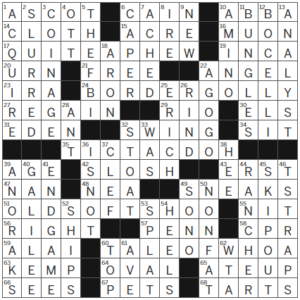 LA Times Crossword Answers Friday February 16th 2024