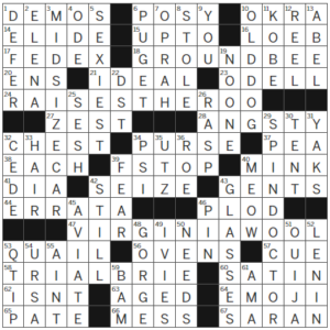 LA Times Crossword Answers Friday February 23rd 2024