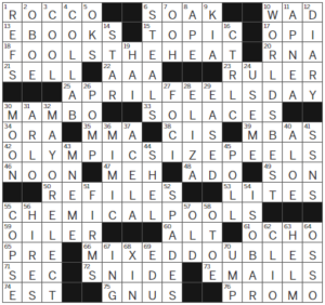 LA Times Crossword Answers Friday February 9th 2024