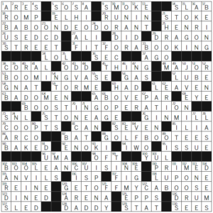 LA Times Crossword Answers Sunday February 25th 2024