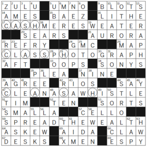 LA Times Crossword Answers Tuesday February 13th 2024