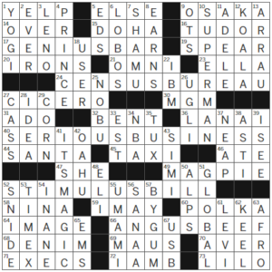 LA Times Crossword Answers Wednesday February 7th 2024