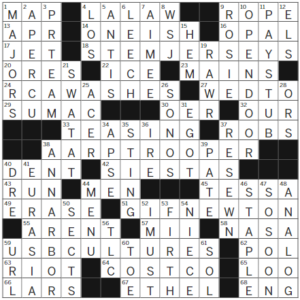 LA Times Crossword Answers Friday March 22nd 2024