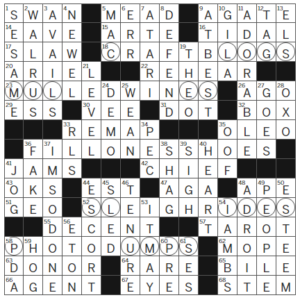 LA Times Crossword Answers Monday March 4th 2024