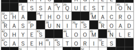 LA Times Crossword Answers Thursday March 7th 2024