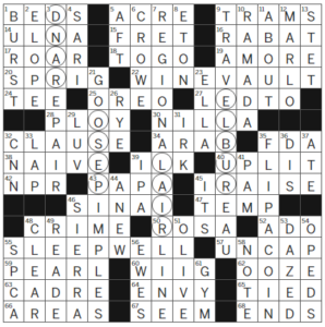 LA Times Crossword Answers Tuesday March 12th 2024