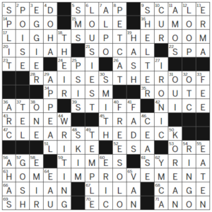 LA Times Crossword Answers Wednesday March 13th 2024